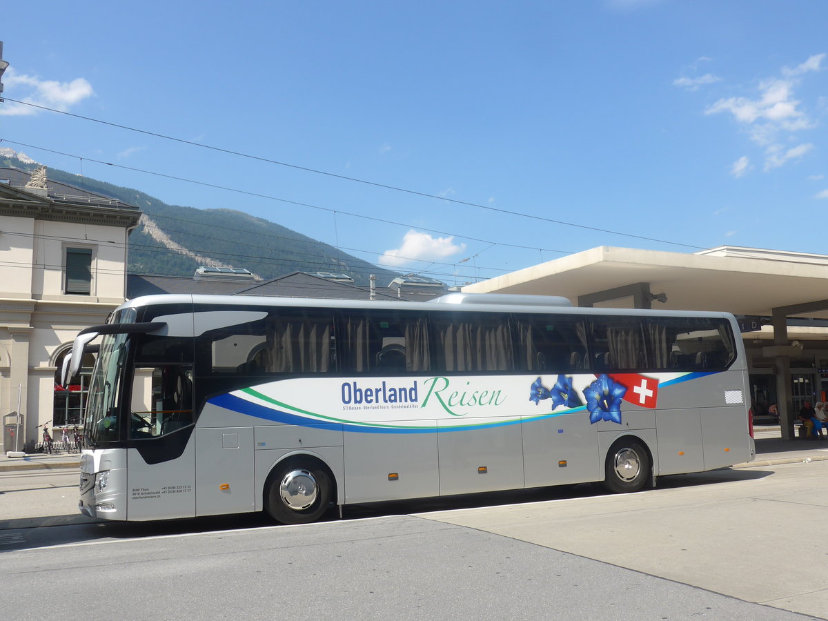 (208'682) - Oberland Reisen, Thun - Nr. 46/BE 240'880 - Mercedes am 11. August 2019 beim Bahnhof Chur