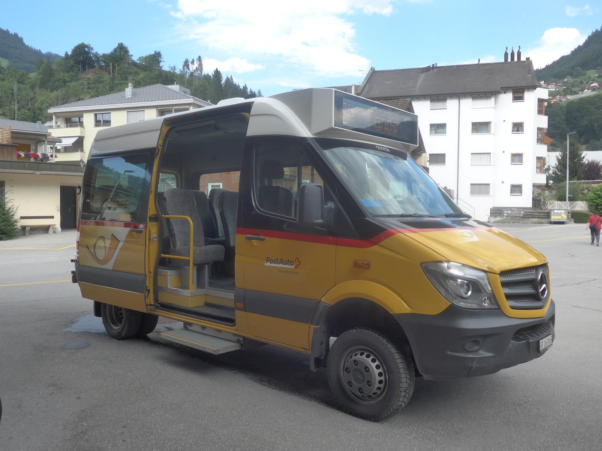 (208'707) - PostAuto Graub�nden - GR 168'865 - Mercedes am 11. August 2019 beim Bahnhof Schiers