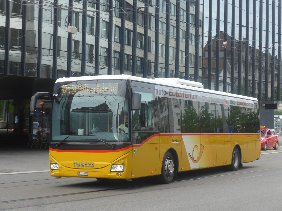 (208'939) - PostAuto Ostschweiz - AR 14'856 - Iveco am 17. August 2019 beim Bahnhof St. Gallen