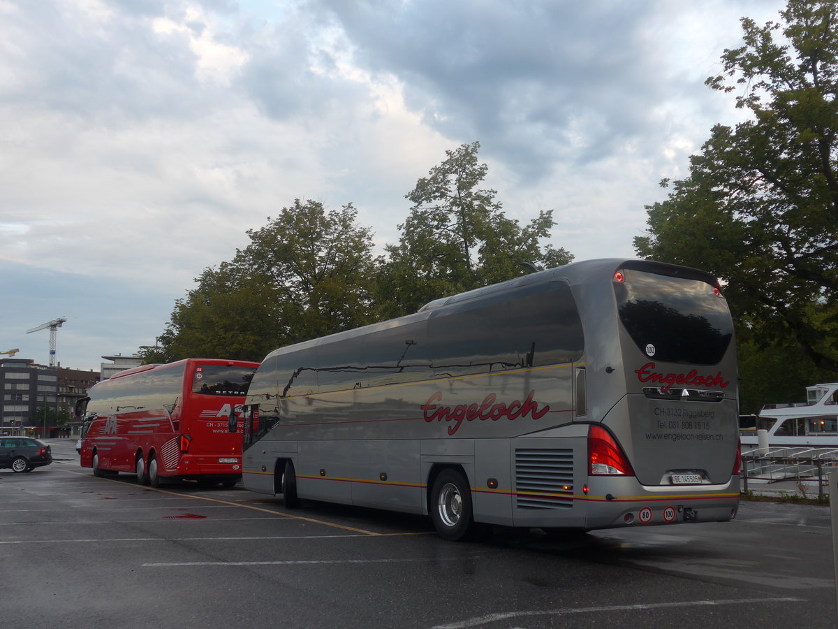 (209'171) - Engeloch, Riggisberg - BE 145'505 - Neoplan am 1. September 2019 in Thun, CarTerminal