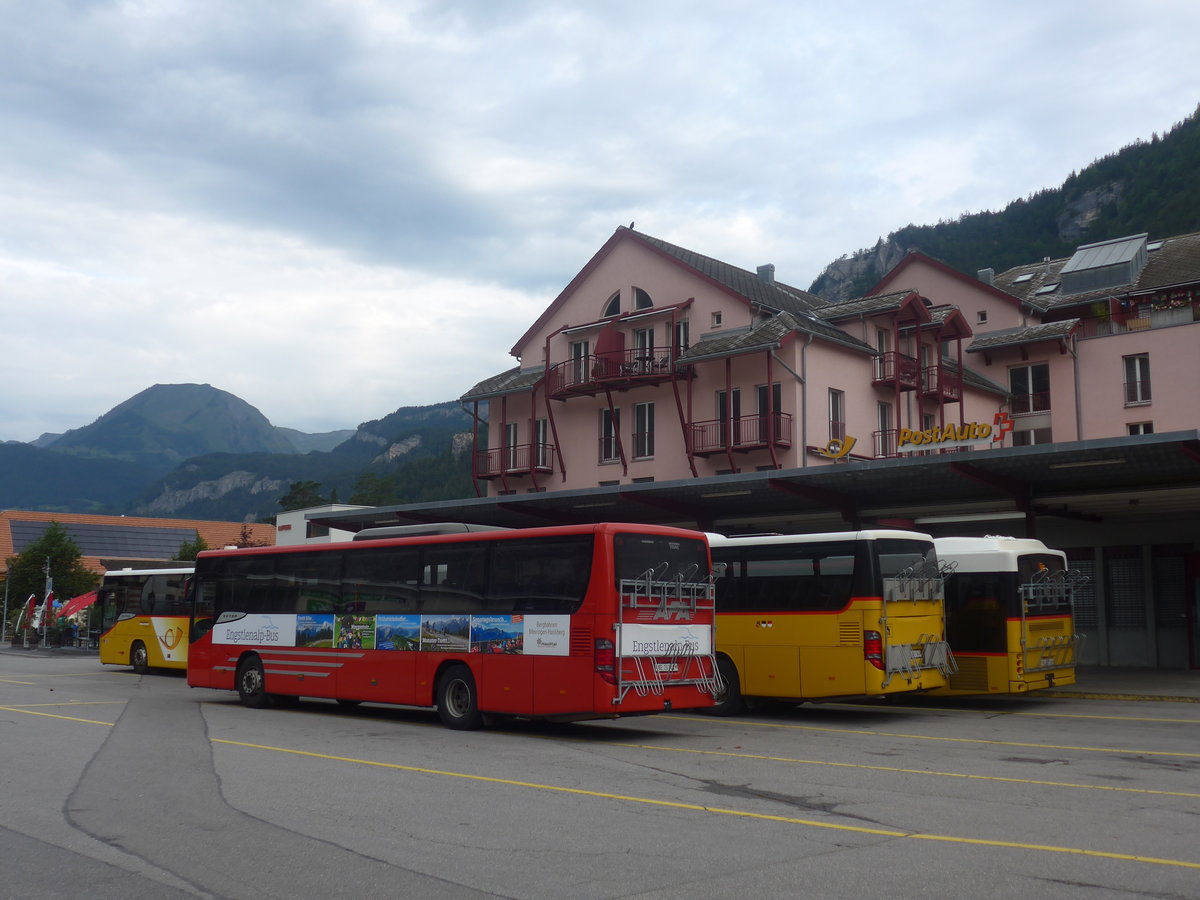 (209'182) - AFA Adelboden - Nr. 24/BE 26'701 - Setra am 1. September 2019 in Meiringen, Postautostation (Einsatz PostAuto f�r Engstlenalp-Bus)