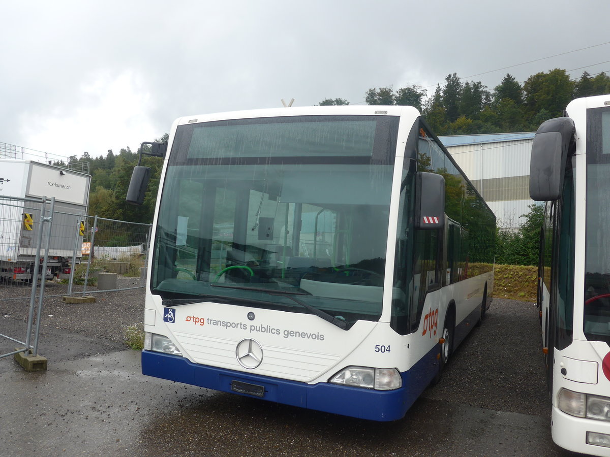 (209'430) - Globe-Limo, Gen�ve - Nr. 504 - Mercedes (ex TPL Lugano Nr. 8) am 8. September 2019 in Kloten, EvoBus