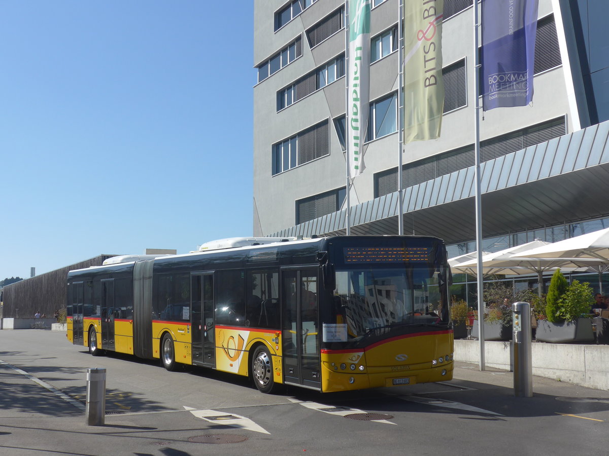 (209'659) - PostAuto Bern - Nr. 683/BE 813'683 - Solaris am 15. September 2019 beim Bahnhof Bern Br�nnen Westside