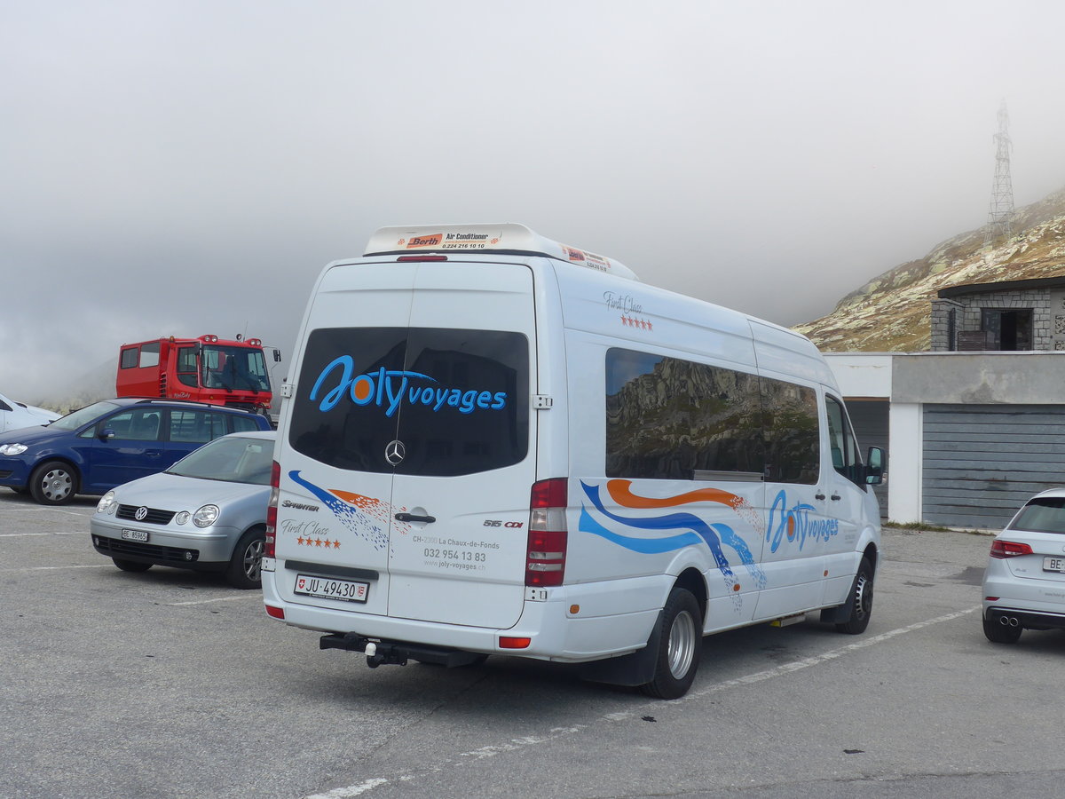 (209'833) - Joly Voyages, Les Breuleux - JU 49'430 - Mercedes am 28. September 2019 in Grimsel, Passh�he