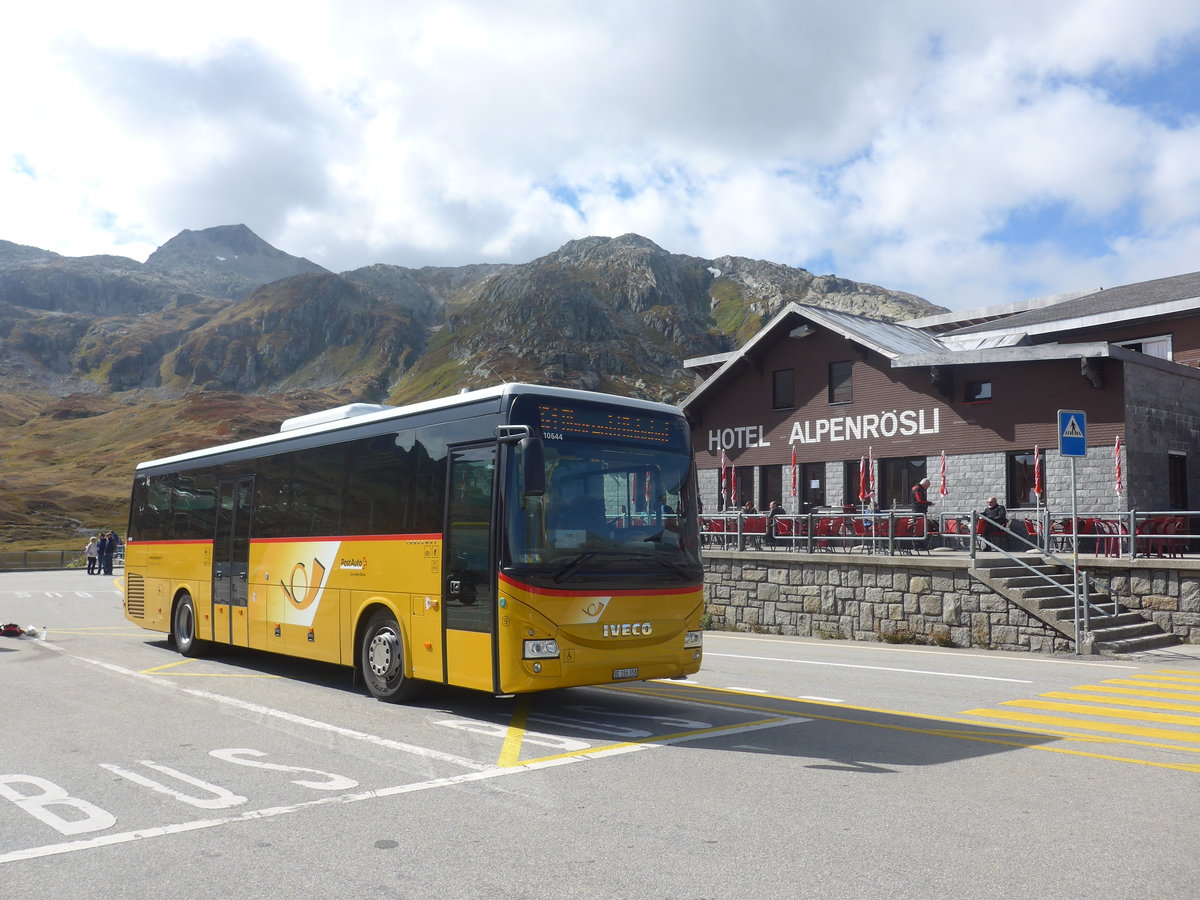 (209'841) - Fl�ck, Brienz - Nr. 9/BE 156'358 - Iveco am 28. September 2019 in Grimsel, Passh�he