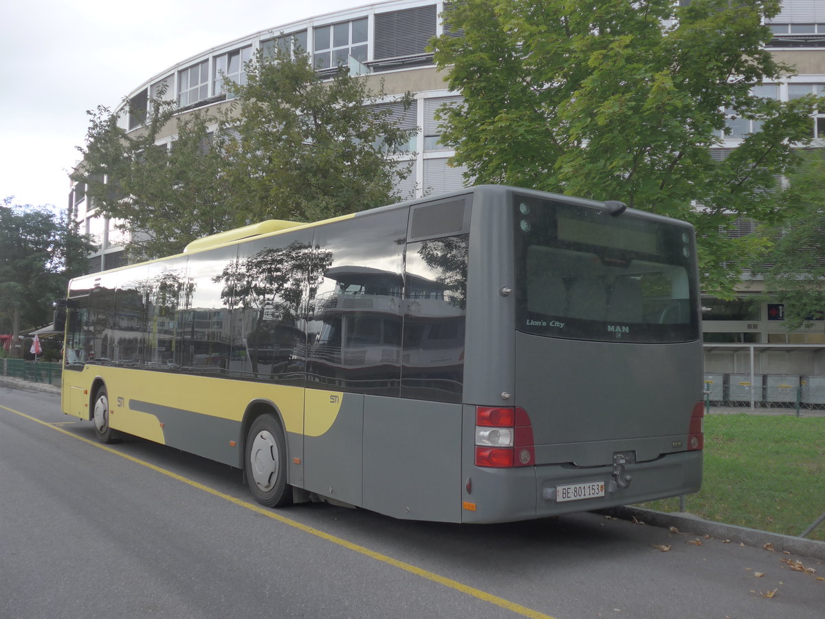 (209'880) - STI Thun - Nr. 153/BE 801'153 - MAN am 5. Oktober 2019 bei der Schiffl�ndte Thun
