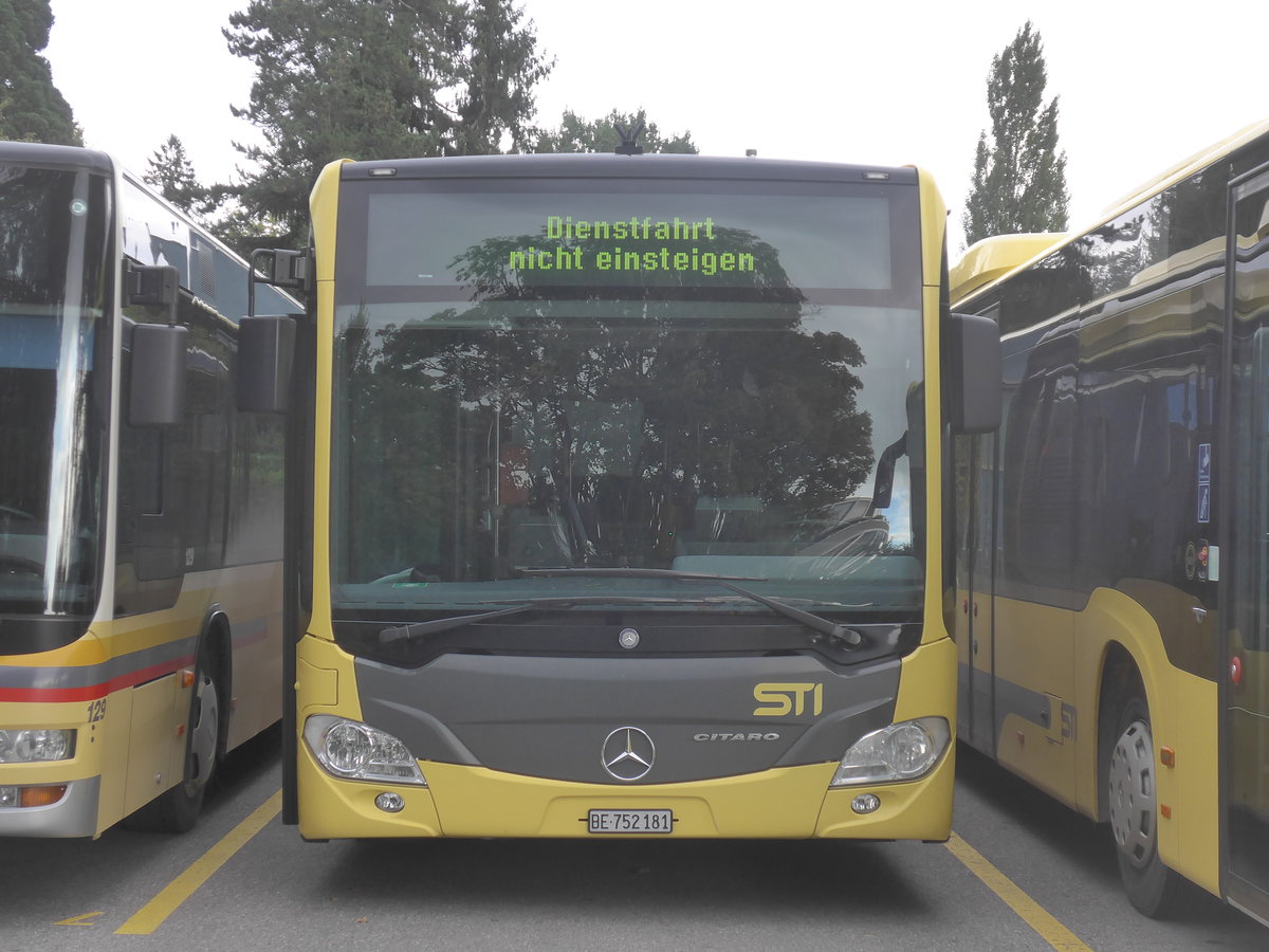 (209'883) - STI Thun - Nr. 181/BE 752'181 - Mercedes am 5. Oktober 2019 bei der Schiffl�ndte Thun