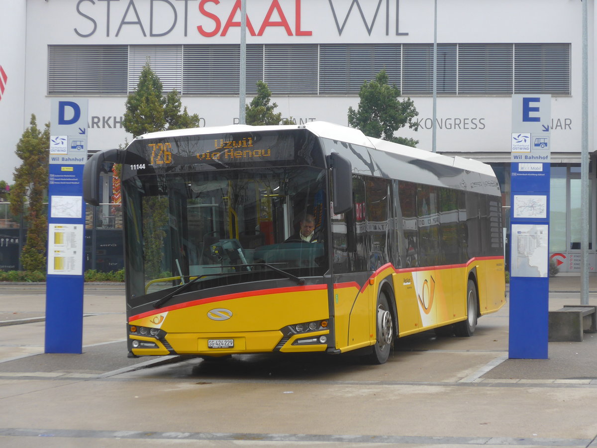 (209'934) - Schmidt, Oberb�ren - SG 424'229 - Solaris am 6. Oktober 2019 beim Bahnhof Wil