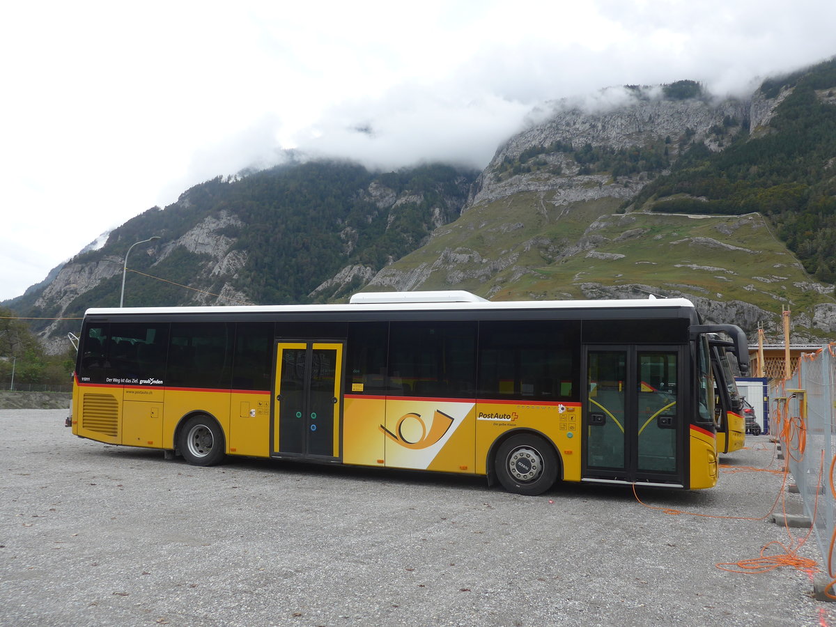 (210'040) - PostAuto Graub�nden - GR 170'435 - Iveco am 6. Oktober 2019 in Chur, Obere Au