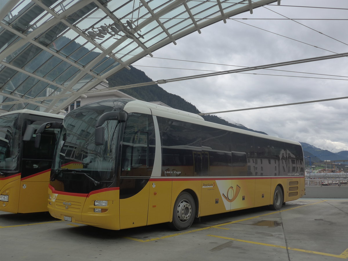 (210'047) - PostAuto Graub�nden - GR 162'978 - MAN am 6. Oktober 2019 in Chur, Postautostation