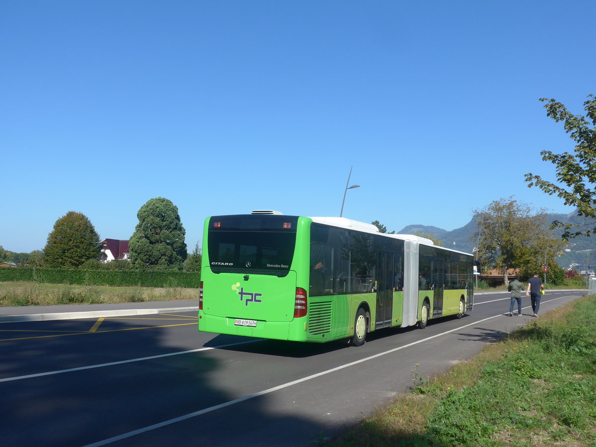 (210'312) - TPC Aigle - Nr. 304/VD 619'147 - Mercedes (ex H�rmann&S�hne, D-Hamburg) am 14. Oktober 2019 in Rennaz, H�pital