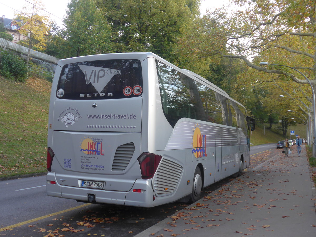 (210'486) - Aus Deutschland: Insel, K�ln - K-IN 7004 - Setra am 20. Oktober 2019 in Bern, Grosser Muristalden