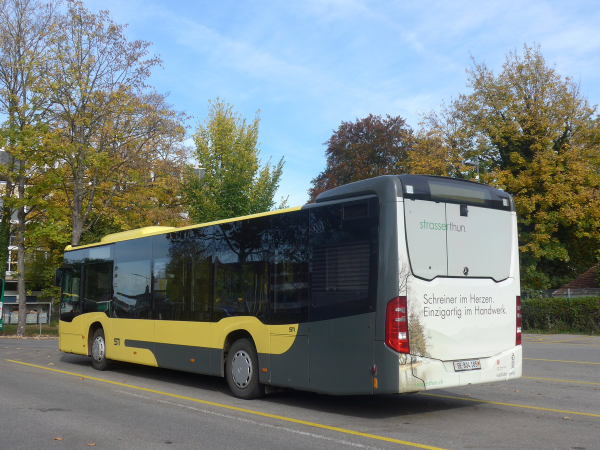 (210'626) - STI Thun - Nr. 185/BE 804'185 - Mercedes am 27. Oktober 2019 bei der Schiffl�ndte Thun