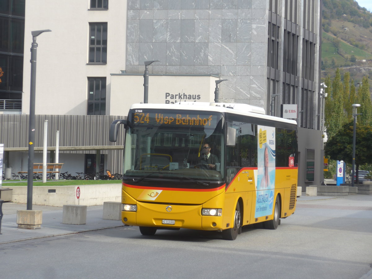 (210'663) - BUS-trans, Visp - VS 113'000 - Irisbus am 27. Oktober 2019 beim Bahnhof Visp