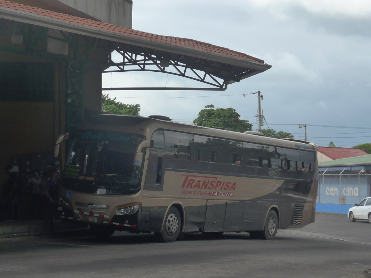 (212'434) - Transpisa, Quesada - 5763 - Daewoo am 25. November 2019 in La Fortuna, Busstation