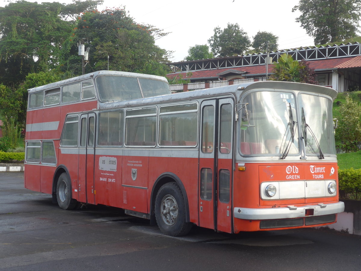 (212'452) - Ulrich, Nuevo Arenal - FBW/Vetter-R&J Anderthalbdecker (ex Wespe, CH-Altst�tten; ex AFA Adelboden/CH Nr. 6) am 26. November 2019 in Nuevo Arenal, Los H�roes