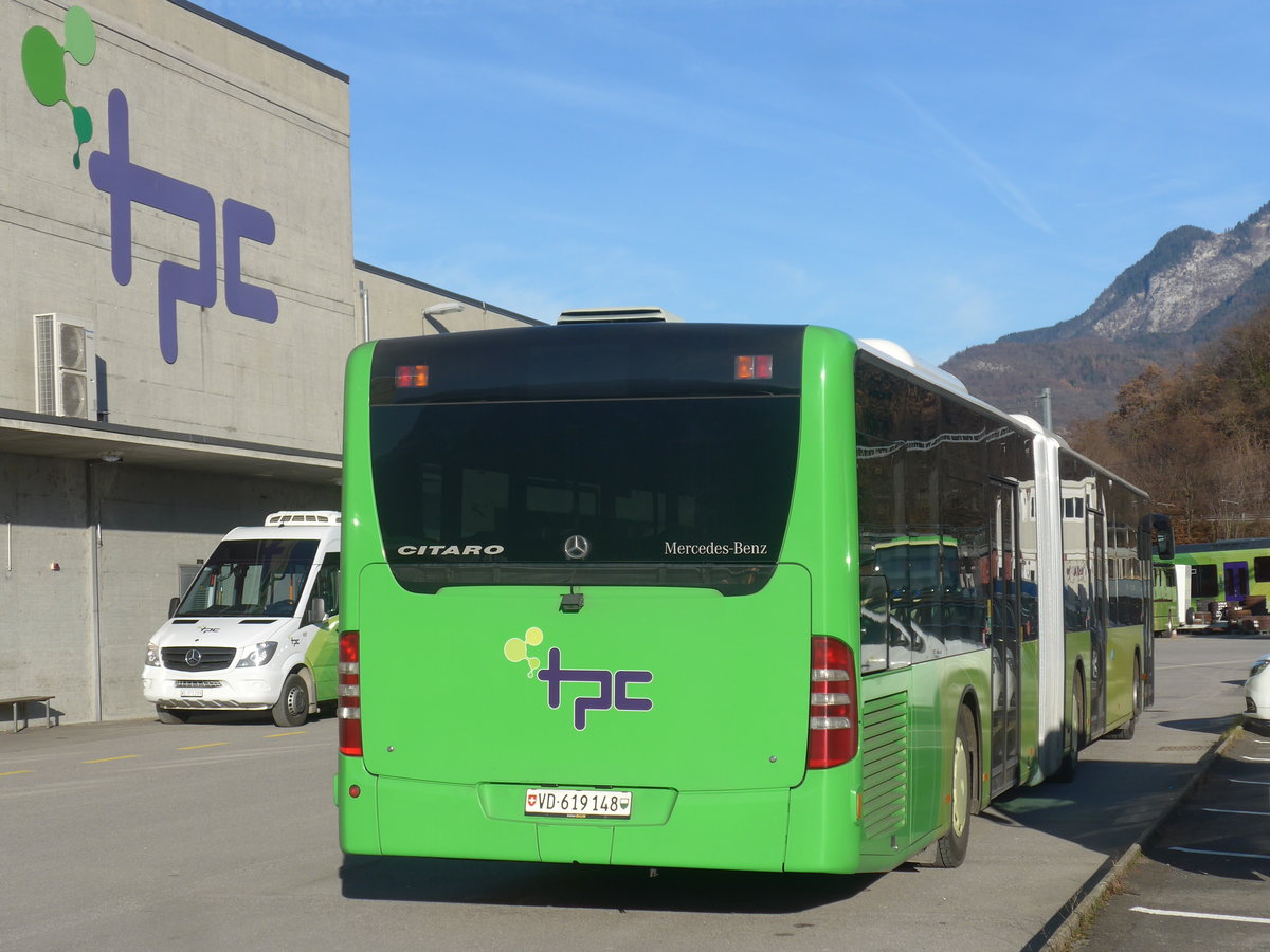 (212'718) - TPC Aigle - Nr. 305/VD 619'148 - Mercedes (ex H�rmann&S�hne, D-Hamburg) am 8. Dezember 2019 in Aigle, D�p�t