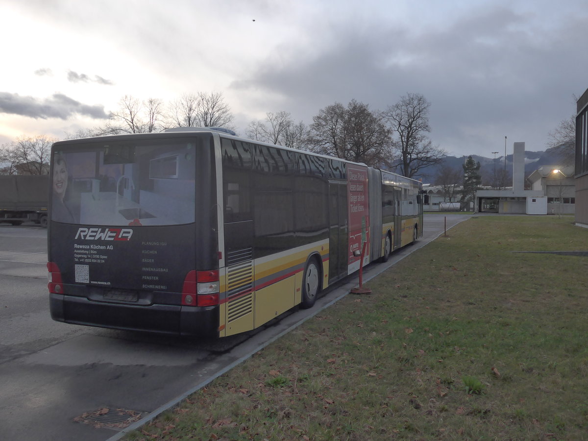 (212'825) - STI Thun - Nr. 121 - MAN am 9. Dezember 2019 in Thun, Waffenplatz