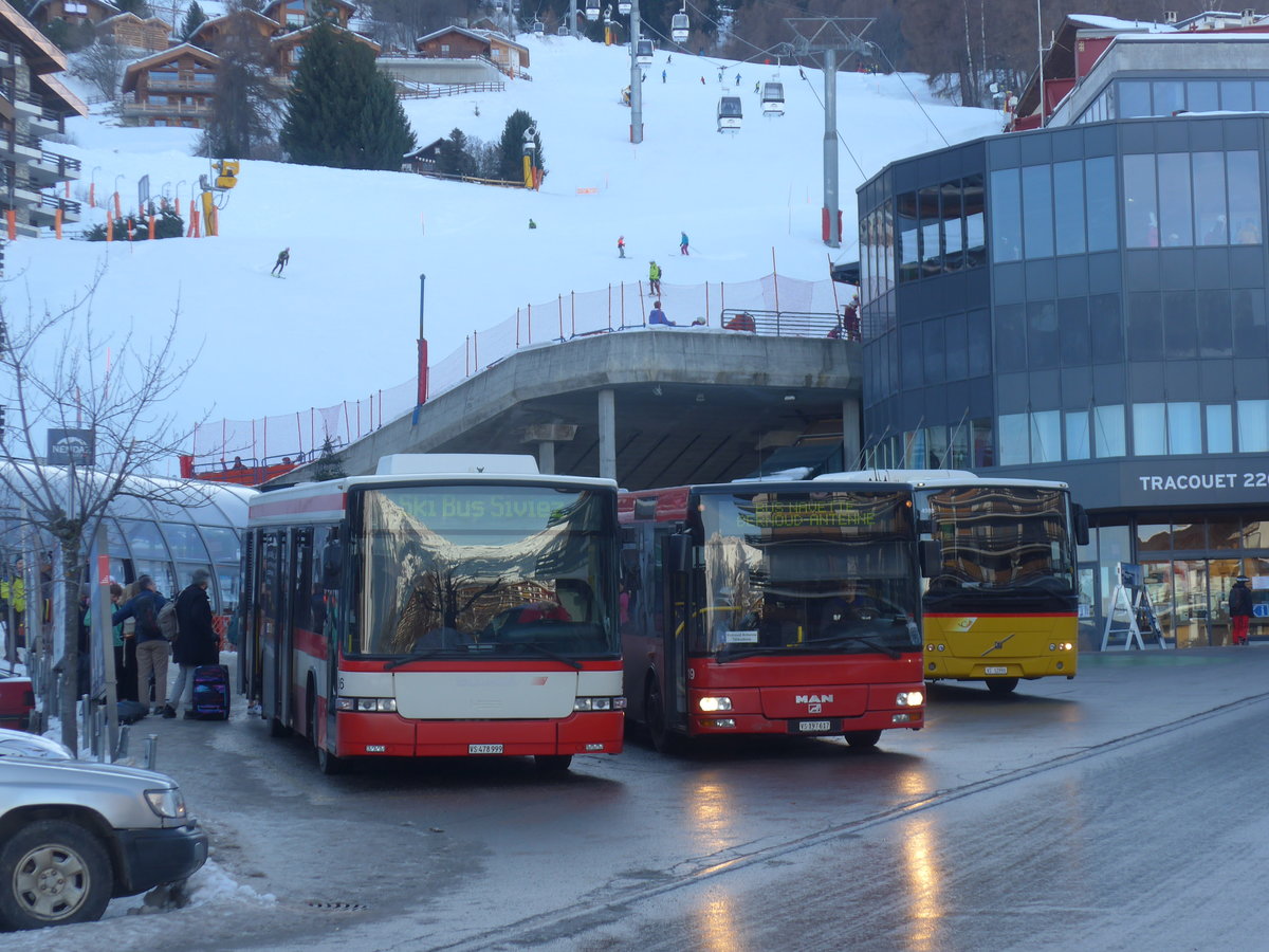 (213'345) - Lathion, Sion - Nr. 26/VS 478'999 - Scania/Hess (ex AAGS Schwyz Nr. 12) am 4. Januar 2020 in Haute-Nendaz, T�l�cabine