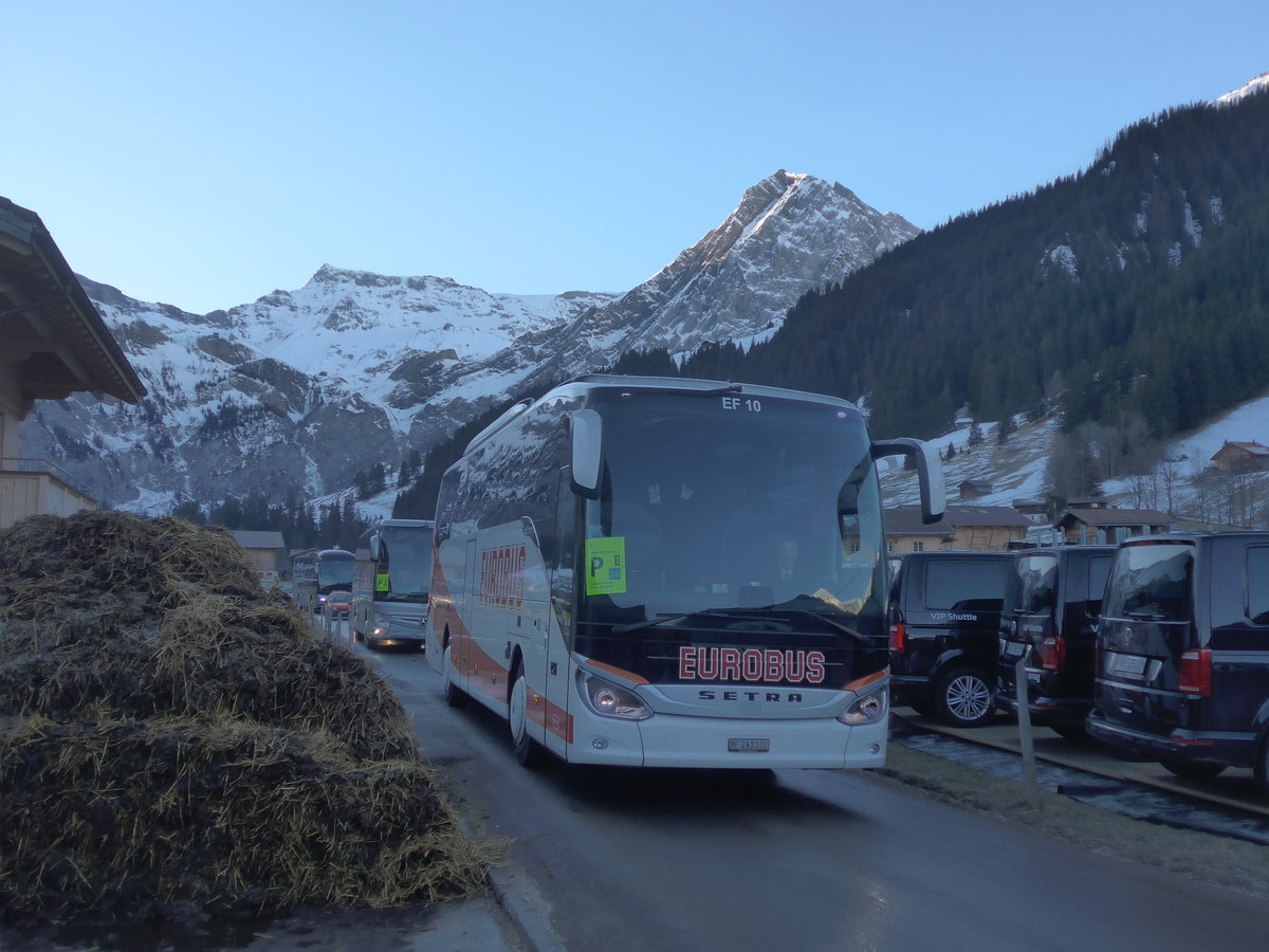 (213'500) - Funi-Car, Biel - Nr. 10/BE 261'110 - Setra am 11. Januar 2020 in Adelboden, Weltcup