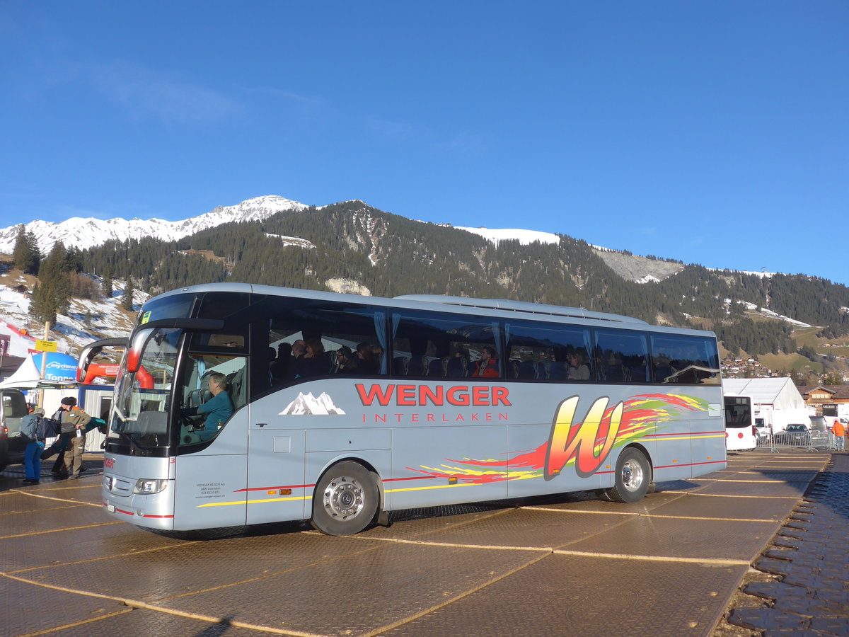 (213'575) - Wenger, Interlaken - Nr. 3/BE 483'463 - Mercedes am 11. Januar 2020 in Adelboden, Weltcup