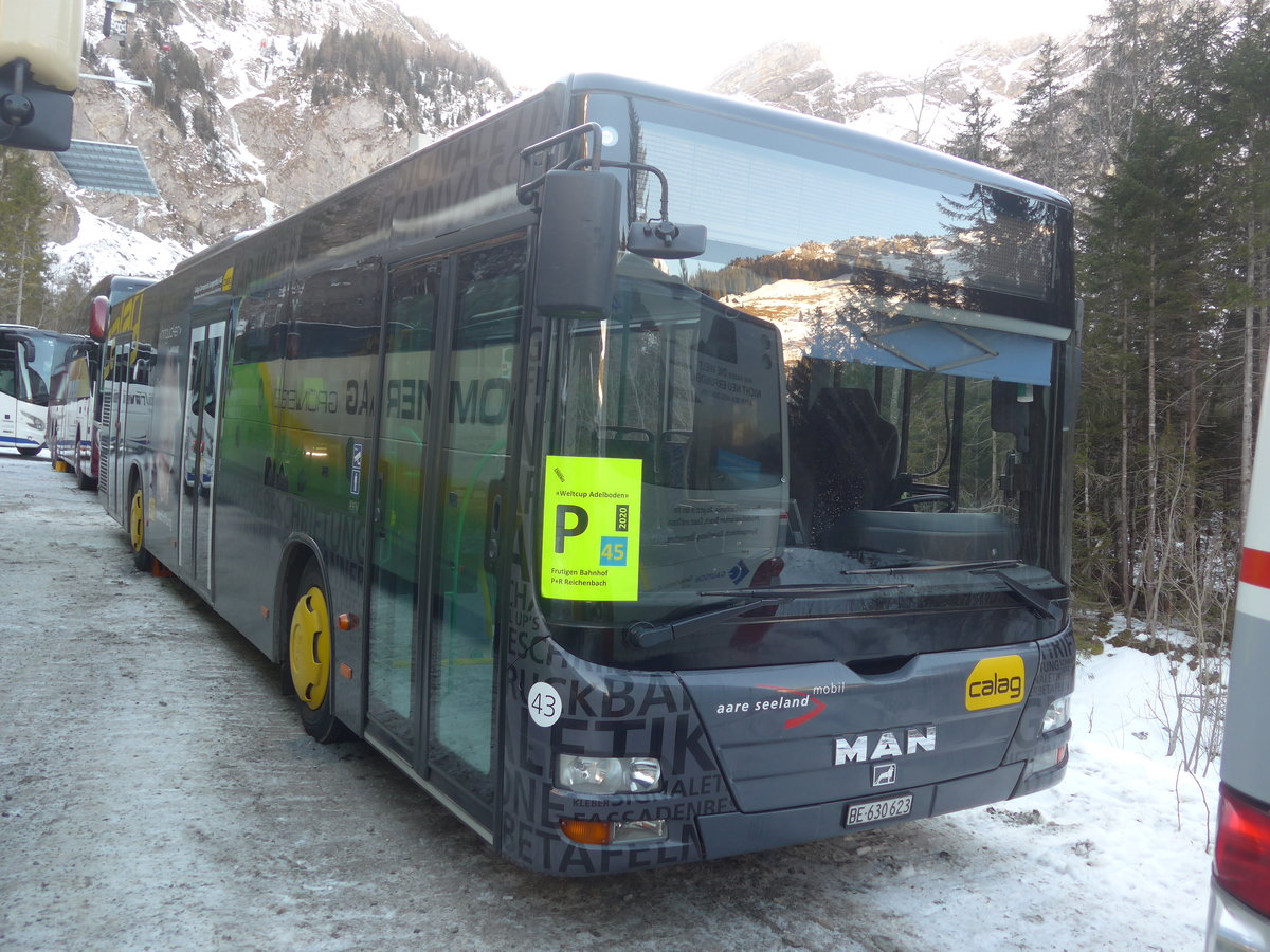 (213'611) - ASm Langenthal - Nr. 43/BE 630'623 - MAN am 11. Januar 2020 in Adelboden, Unter dem Birg