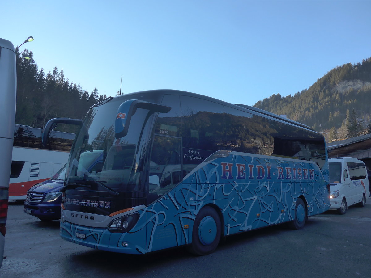 (213'692) - Heidi, Liesberg - SO 87'268 - Setra am 11. Januar 2020 in Adelboden, ASB