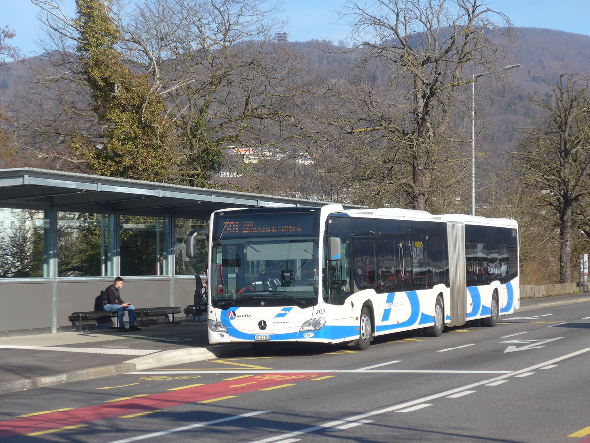 (214'572) - BOGG Wangen b.O. - Nr. 207/SO 124'950 - Mercedes am 20. Februar 2020 beim Bahnhof Olten