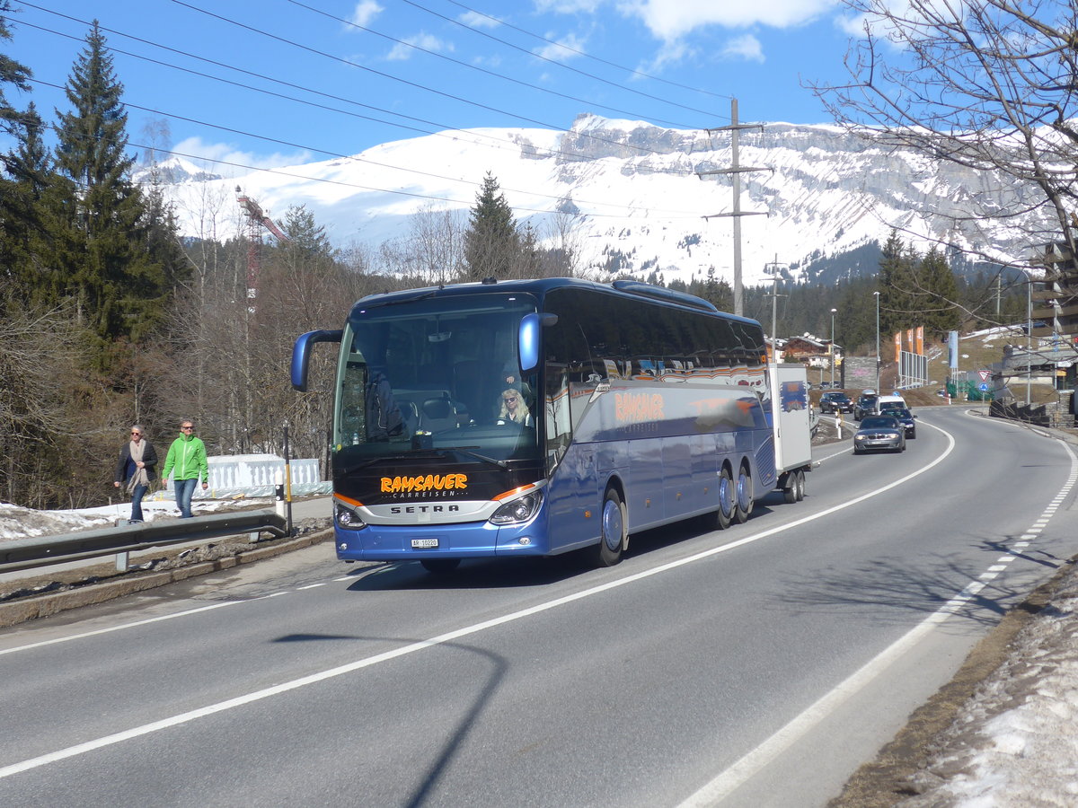 (214'992) - Ramsauer, Herisau - AR 10'220 - Setra am 1. Mrz 2020 in Laax, Rancho