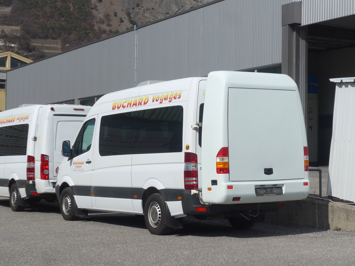 (215'305) - Buchard, Leytron - Nr. 88 - Mercedes am 20. M�rz 2020 in Leytron, Garage