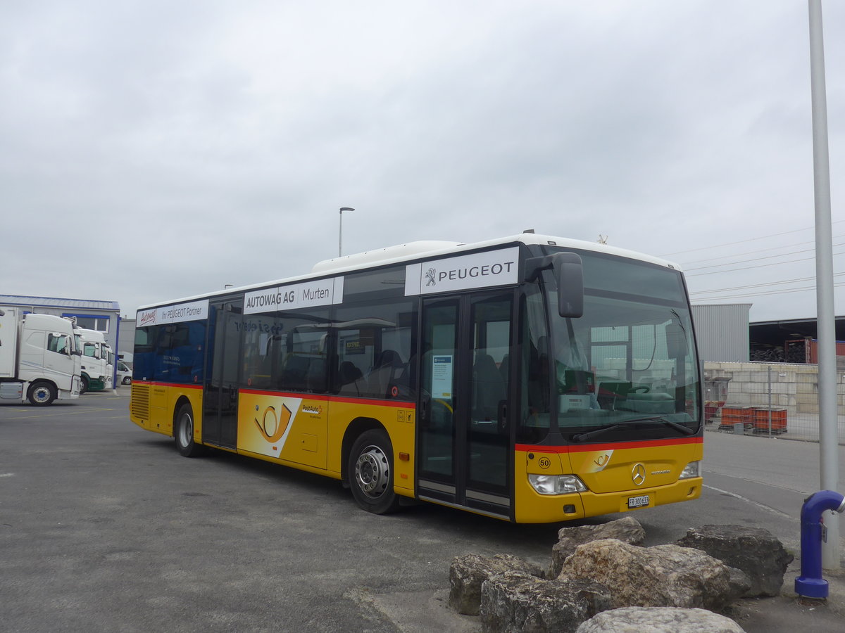 (215'427) - Wieland, Murten - Nr. 50/FR 300'633 - Mercedes (ex Klopfstein, Laupen Nr. 10) am 22. Mrz 2020 in Kerzers, Interbus