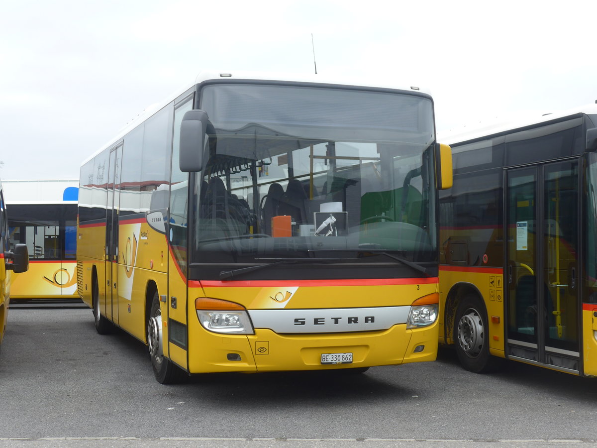 (215'437) - K�bli, Gstaad - Nr. 3/BE 330'862 - Setra am 22. M�rz 2020 in Kerzers, Interbus