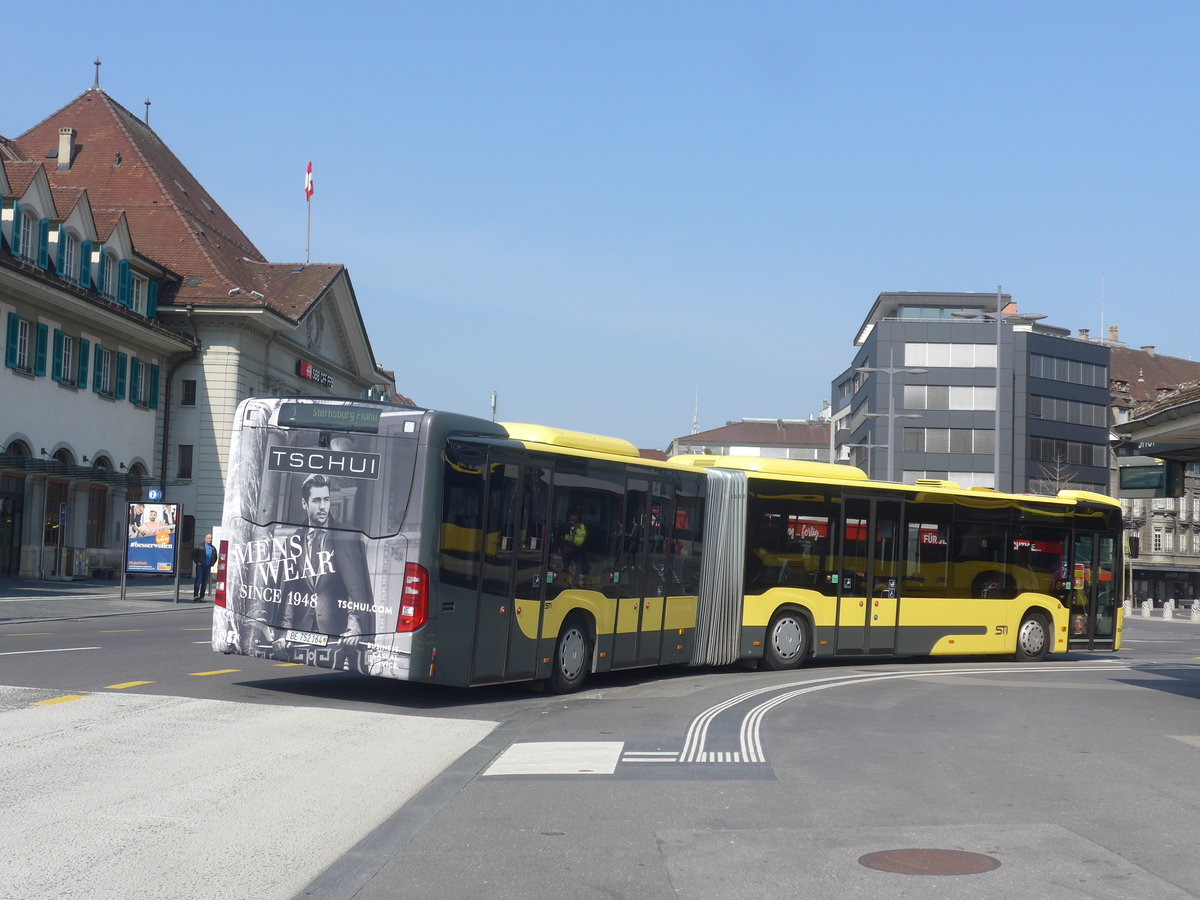 (215'632) - STI Thun - Nr. 164/BE 752'164 - Mercedes am 28. M�rz 2020 beim Bahnhof Thun