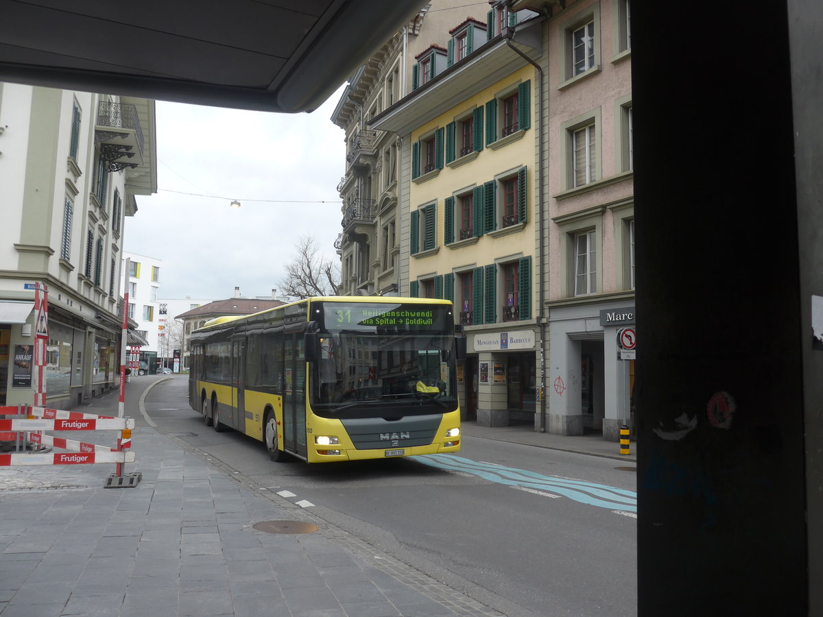 (215'702) - STI Thun - Nr. 150/BE 801'150 - MAN am 30. M�rz 2020 in Thun, B�lliz