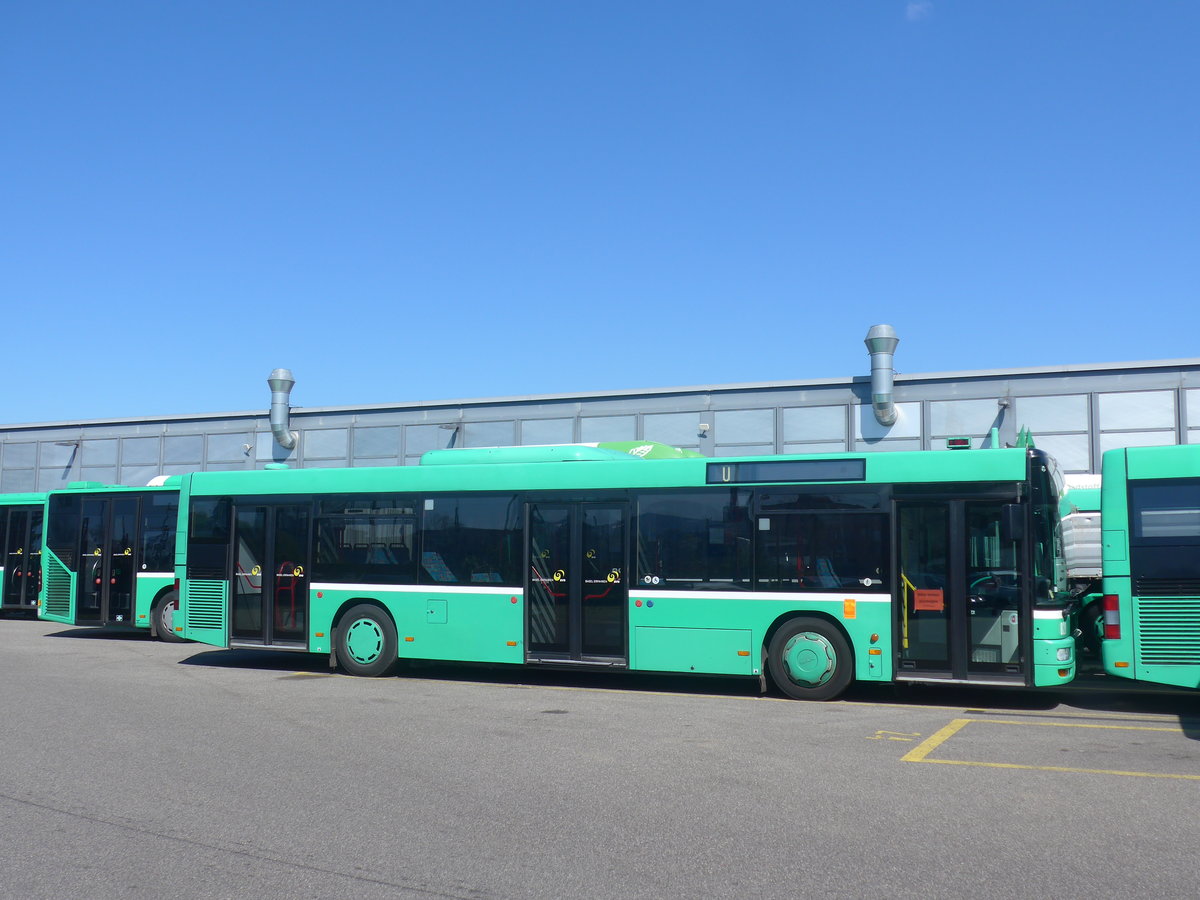 (215'738) - BVB Basel - Nr. 828/BS 2830 - MAN am 31. M�rz 2020 in Basel, Garage Rankstrasse