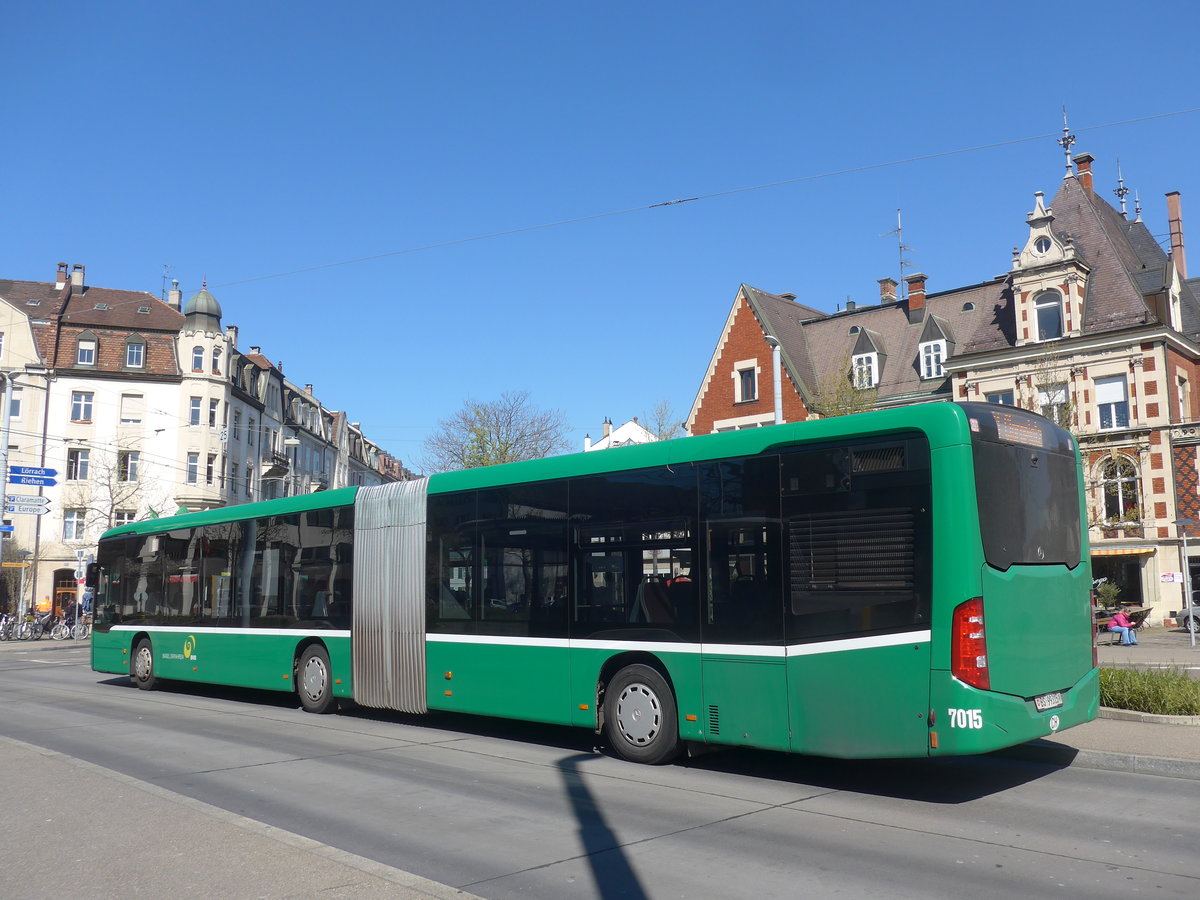 (215'739) - BVB Basel - Nr. 7015/BS 99'315 - Mercedes am 31. Mrz 2020 in Basel, Wettsteinplatz