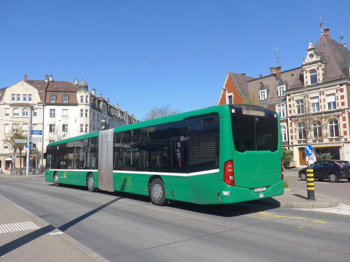 (215'740) - BVB Basel - Nr. 7007/BS 99'307 - Mercedes am 31. M�rz 2020 in Basel, Wettsteinplatz