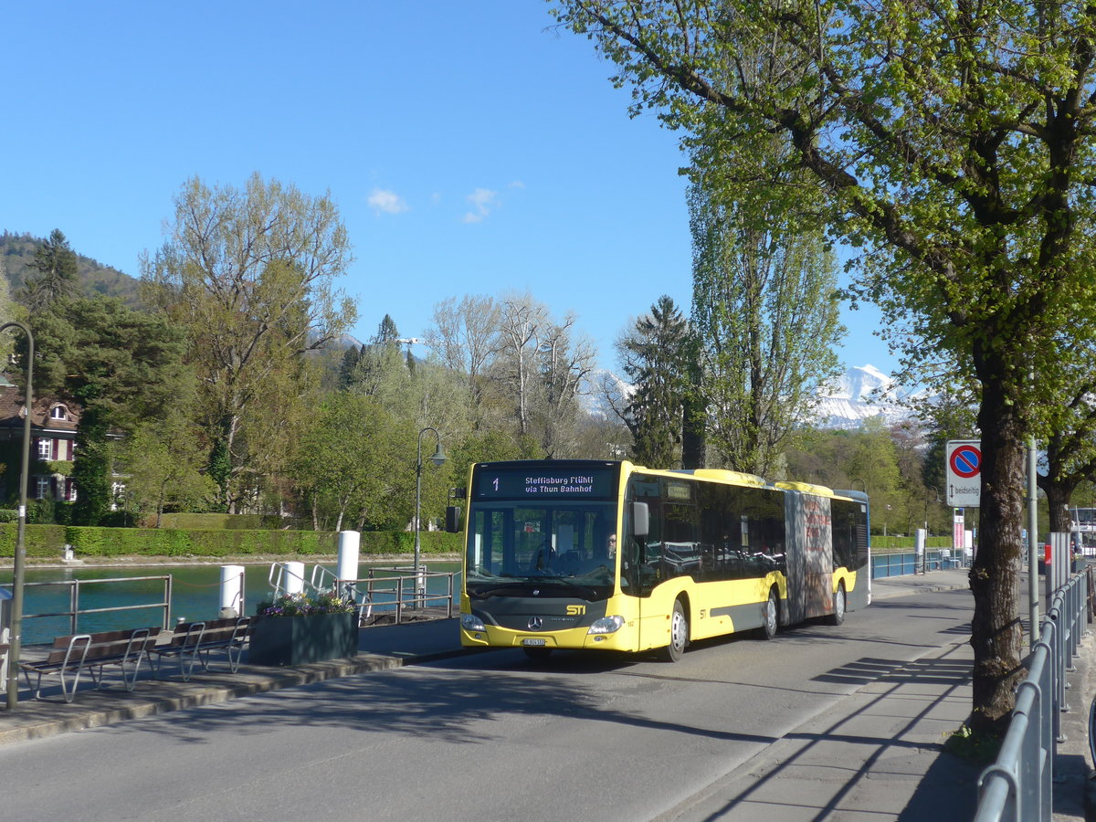 (216'049) - STI Thun - Nr. 182/BE 804'182 - Mercedes am 14. April 2020 bei der Schiffl�ndte Thun