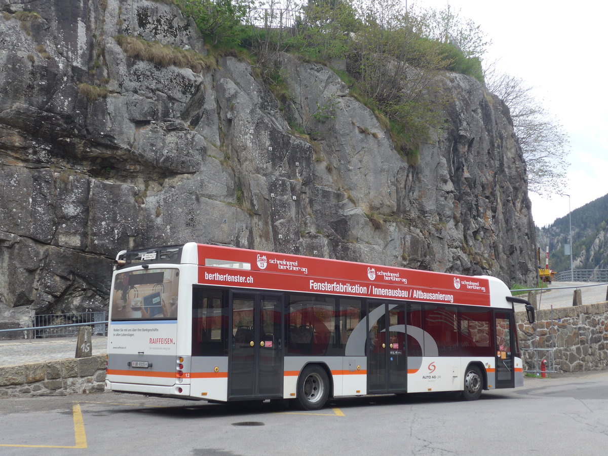 (216'559) - AAGU Altdorf - Nr. 12/UR 9315 - Hess am 28. April 2020 beim Bahnhof G�schenen