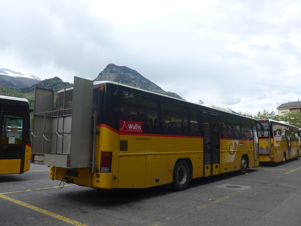 (216'567) - PostAuto Wallis - VS 498'945 - Volvo (ex PostAuto Graub�nden GR 180'030; ex Reptrans, Salouf; ex PostAuto Graub�nden GR 102'313) am 28. April 2020 in Brig, Garage