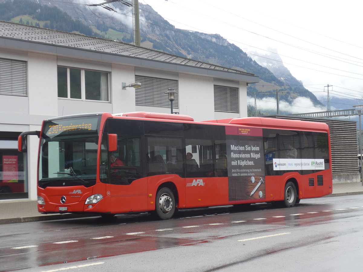 (216'608) - AFA Adelboden - Nr. 96/BE 823'926 - Mercedes am 1. Mai 2020 beim Bahnhof Frutigen