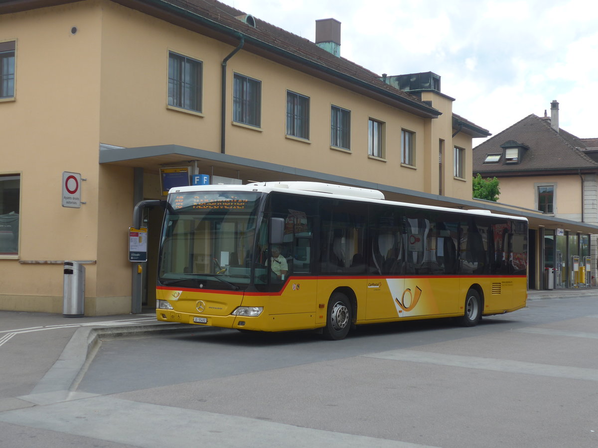 (216'975) - Tobler, Rebeuvelier - JU 55'492 - Mercedes am 10. Mai 2020 beim Bahnhof Del�mont
