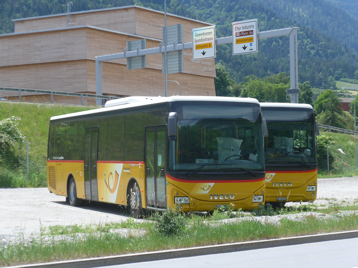 (217'237) - PostAuto Graub�nden - GR 168'873 - Iveco (ex GR 170'438) am 23. Mai 2020 in Chur, Sommerausstrasse