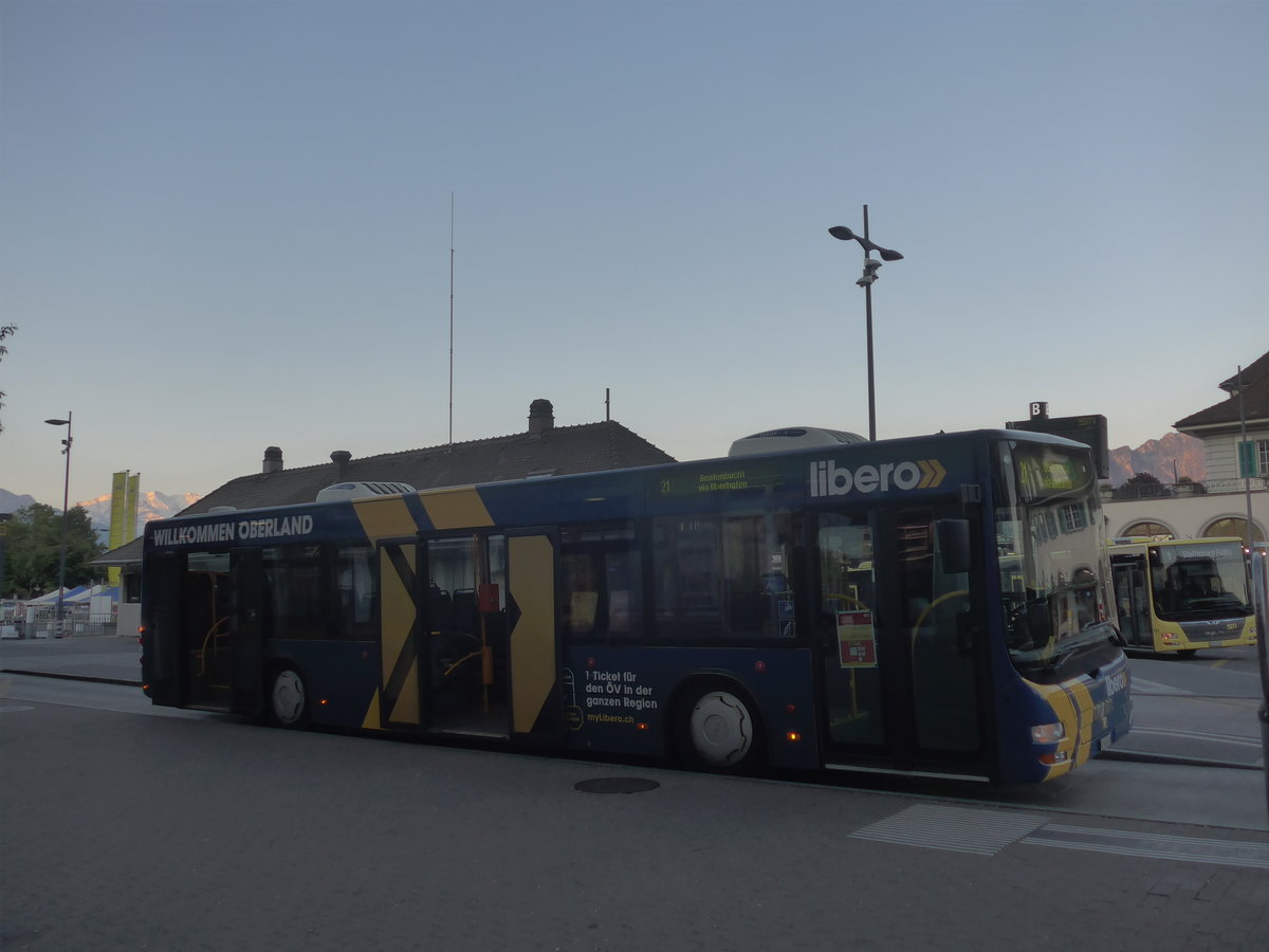 (217'522) - STI Thun - Nr. 128/BE 800'128 - MAN am 1. Juni 2020 beim Bahnhof Thun