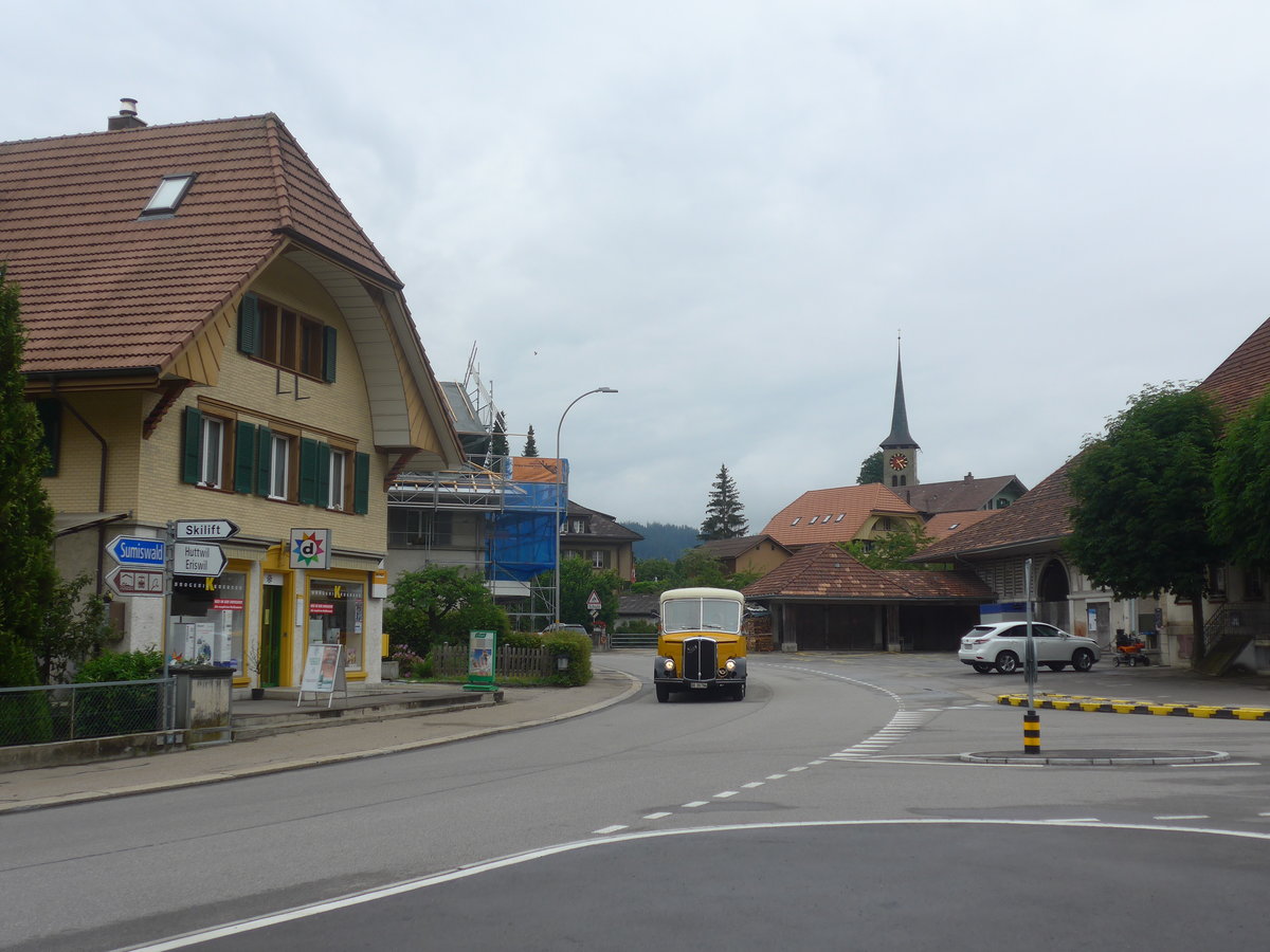 (217'994) - Loosli, Wyssachen - BE 26'794 - Saurer/R&J am 14. Juni 2020 in Wasen, Dorfstrasse