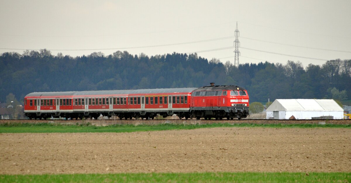 218 488-5 in Illertissen am 17.04.2011.