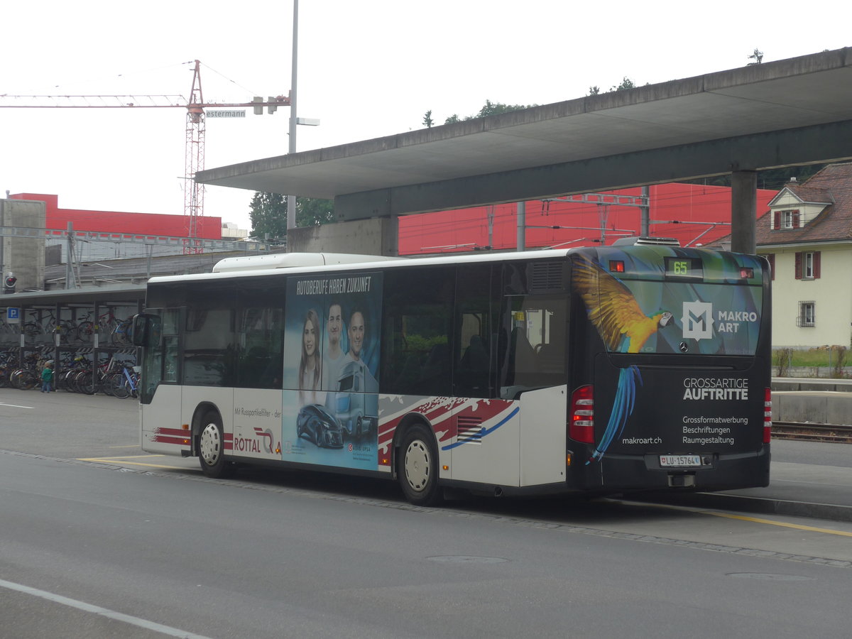 (218'028) - ARAG Ruswil - Nr. 31/LU 15'764 - Mercedes am 14. Juni 2020 beim Bahnhof Sursee