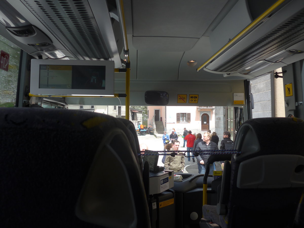 (218'121) - PostAuto Bern - Nr. 70/BE 653'387 - Setra am 21. Juni 2020 in Gotthard, Passh�he (Innenaufnahme)