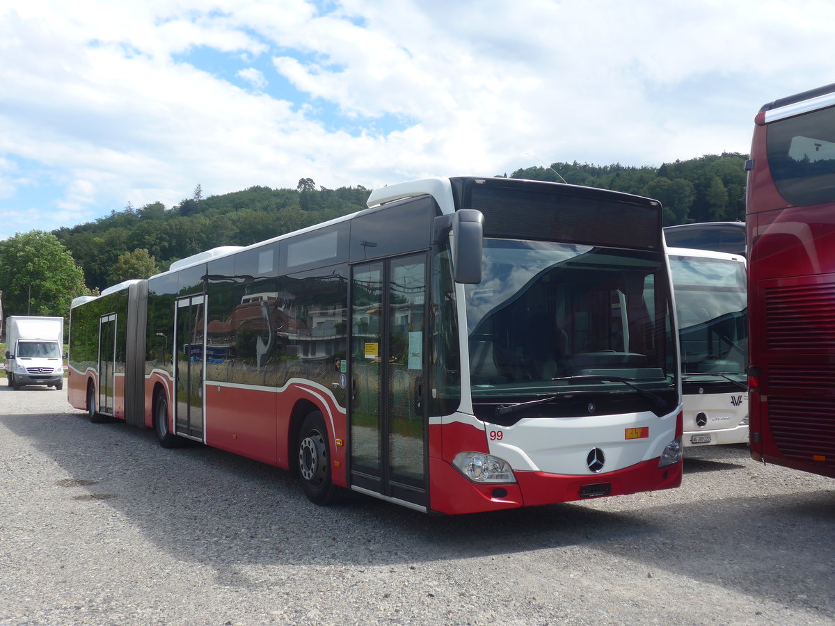 (218'241) - BLT Oberwil - Nr. 99 - Mercedes (ex Gschwindl, A-Wien Nr. 8413) am 28. Juni 2020 in Winterthur, EvoBus