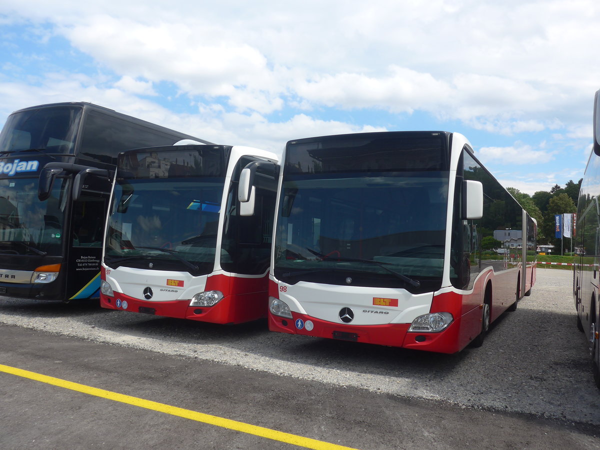 (218'248) - BLT Oberwil - Nr. 98 - Mercedes (ex Gschwindl, A-Wien Nr. 8410) am 28. Juni 2020 in Winterthur, EvoBus